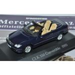 Dunkelblaue IXO Mercedes Benz Merchandise CLK Spielzeug Cabrios 