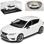 Weiße IXO Seat Leon Cupra Modellautos & Spielzeugautos aus Metall 