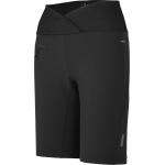 Schwarze Baggy-Shorts mit Reißverschluss aus Polyester für Damen Größe S 