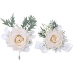 Rosa Elegante Mädchenansteckblumen handgemacht für die Braut 