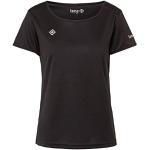 Schwarze Kurzärmelige izas T-Shirts für Damen Größe L 