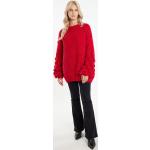 Reduzierte Rote Izia Rundhals-Ausschnitt Strickpullover für Damen Größe XS für den für den Winter 