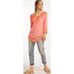 Reduzierte Orange Izia V-Ausschnitt Tunika-Blusen für Damen Größe XS für den für den Sommer 