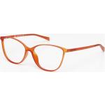 Orange Vollrand Brillen für Damen 