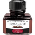 J.Herbin 13047T Tinte für Füller, 30 ml, feuerrot