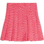 Pinke Sportliche Mini Faltenröcke für Damen Größe L 