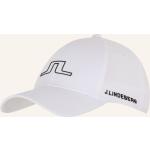 Weiße J. LINDEBERG Snapback-Caps aus Polyester für Herren Einheitsgröße 