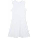 Weiße Ärmellose J. LINDEBERG Rundhals-Ausschnitt Kleider A-Linie mit Reißverschluss aus Polyester für Damen Größe XL 