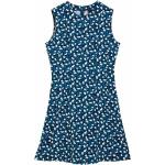 Blaue Ärmellose J. LINDEBERG Rundhals-Ausschnitt Kleider A-Linie mit Reißverschluss aus Polyester für Damen Größe XS 