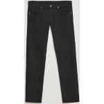 Schwarze J. LINDEBERG Jay 5-Pocket Hosen mit Reißverschluss aus Leder für Herren 
