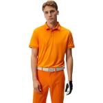 Orange J. LINDEBERG Herrenpoloshirts & Herrenpolohemden aus Polyester Größe M für den für den Winter 