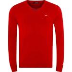 J. LINDEBERG Pullover Lymann Knitted rot - S