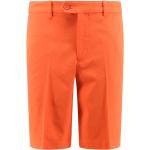 Reduzierte Orange Casual J. LINDEBERG Stretch-Bermudas mit Reißverschluss aus Polyester für Herren für den für den Sommer 
