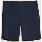 Marineblaue J. LINDEBERG Chino-Shorts mit Reißverschluss für Herren 