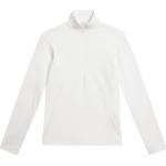 Reduzierte Weiße Elegante J. LINDEBERG Damenpullover mit Reißverschluss aus Polyester Größe XL 