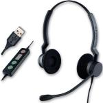 Jabra BIZ 2300 USB Duo Kopfhörer Noise cancelling verdrahtet mit Mikrofon - Schwarz
