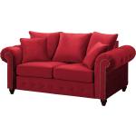 Rote Jack & Alice Zweisitzer-Sofas aus Samt Breite 0-50cm, Höhe 150-200cm, Tiefe 50-100cm 2 Personen 