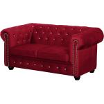 Rote Jack & Alice Zweisitzer-Sofas aus Microfaser Breite 150-200cm, Höhe 50-100cm, Tiefe 50-100cm 2 Personen 