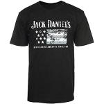 Schwarze Jack Daniels Jack Daniels T-Shirts aus Baumwolle für Herren Größe XL 