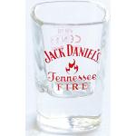 Jack Daniel's Tennessee Fire Jack Daniels Quadratische Schnapsgläser aus Glas spülmaschinenfest 