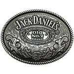 Jack Daniels Gürtelschnalle - Old Nr. 7 Brand - 3D Ovale Westlichen Stil - Authentische Offiziell Lizenziertes Markenprodukt