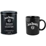 Jack Daniels Kaffee- und Tassen-Set (Schwarz/Schwarz, 250 ml)