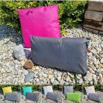 Pinke Motiv Moderne Outdoor Kissen aus Polyester schmutzabweisend 50x30 2-teilig 