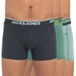 Hellgrüne Jack & Jones Boxer-Briefs & Retropants aus Baumwollmischung enganliegend für Herren Größe S 3-teilig 
