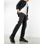 Schwarze Jack & Jones Straight Leg Jeans aus Denim für Herren Weite 34, Länge 32 
