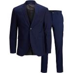 Reduzierte Dunkelblaue Unifarbene Jack & Jones Businesskleidung mit Reißverschluss für Herren Übergröße 