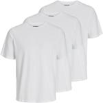 Reduzierte Weiße Kurzärmelige Jack & Jones T-Shirts für Herren Größe XXL 3-teilig 