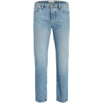 Reduzierte Blaue Sportliche Atmungsaktive Jack & Jones Slim Fit Jeans aus Denim für Herren Weite 29, Länge 32 