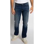 Reduzierte Blaue Bestickte Jack & Jones Clark Bio Jeans mit Stickerei mit Knopf aus Baumwollmischung für Herren Weite 34, Länge 34 