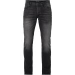 Dunkelgraue Jack & Jones Slim Fit Jeans aus Baumwollmischung für Herren Größe XL Weite 29, Länge 32 