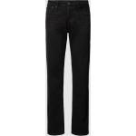 Schwarze Unifarbene Jack & Jones Mike Wide Leg Jeans & Relaxed Fit Jeans aus Baumwollmischung für Herren Weite 33, Länge 34 