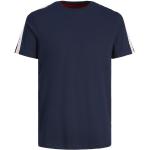 Marineblaue Kurzärmelige Jack & Jones Core Rundhals-Ausschnitt T-Shirts für Herren Größe XL 