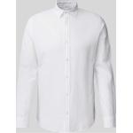 Weiße Unifarbene Jack & Jones Kentkragen Hemden mit Kent-Kragen aus Leinen für Herren Größe XL 