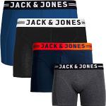 JACK & JONES Herren Boxershorts 4er Pack Trunks Shorts Baumwoll Mix Unterhose Core S M L XL XXL (XL, 3)