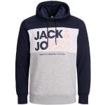 Blaue Jack & Jones Herrenhoodies & Herrenkapuzenpullover Größe XL 