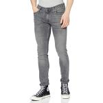 Reduzierte Graue Jack & Jones Liam Skinny Jeans aus Baumwolle für Herren Weite 29 