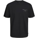 Reduzierte Schwarze Jack & Jones T-Shirts aus Jersey für Herren Größe L 