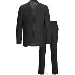 Reduzierte Schwarze Jack & Jones Businesskleidung aus Polyester für Herren Größe 3 XL Große Größen 2-teilig 
