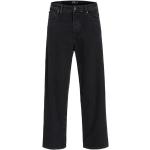 Schwarze Jack & Jones Straight Leg Jeans aus Baumwolle für Herren Weite 29, Länge 32 für den für den Sommer 