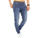 Reduzierte Blaue Jack & Jones Tim Slim Fit Jeans aus Denim für Herren Größe M Weite 29 