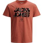 Rote Jack & Jones T-Shirts für Herren Größe L 
