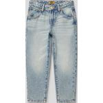 Blaue Jack & Jones Frank 5-Pocket Jeans für Kinder mit Reißverschluss aus Baumwolle für Jungen Größe 158 
