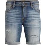 Blaue Casual Jack & Jones Rick Jeans-Shorts aus Baumwolle für Herren Größe M 