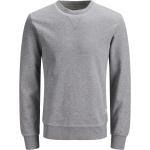 Hellgraue Unifarbene Rundhals-Ausschnitt Rundhals-Pullover für Herren Größe 8 XL Große Größen 