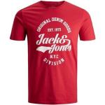 Rote Jack & Jones Noos T-Shirts für Herren Größe XXL 