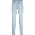 Reduzierte Hellblaue Jack & Jones Slim Jeans für Kinder mit Reißverschluss aus Denim für Jungen Größe 140 